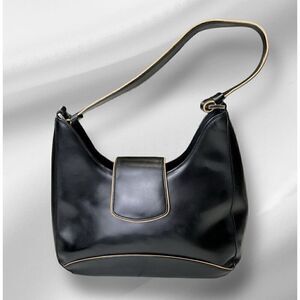 Vintage Sabina New York Black Patent Leather Sophisticated Purse Handbag